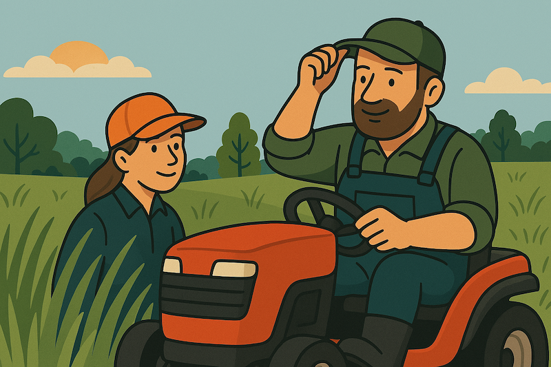 Jetzt kann ich sicher mähen